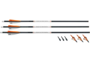 Muzzy Bad To The Bone Bolt/Broadhead Combo – Three-Pack
